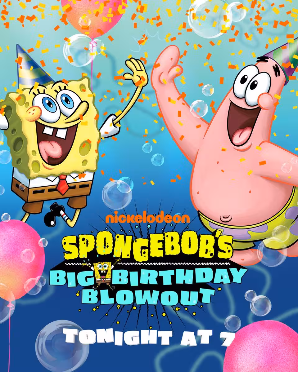 SüngerBob'un Büyük Doğum Günü Eğlencesi Poster